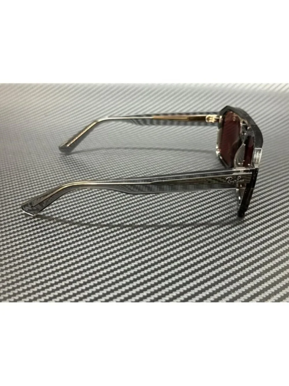 New Ray Ban Men Transparent Gray Sunglasses 54-20-145